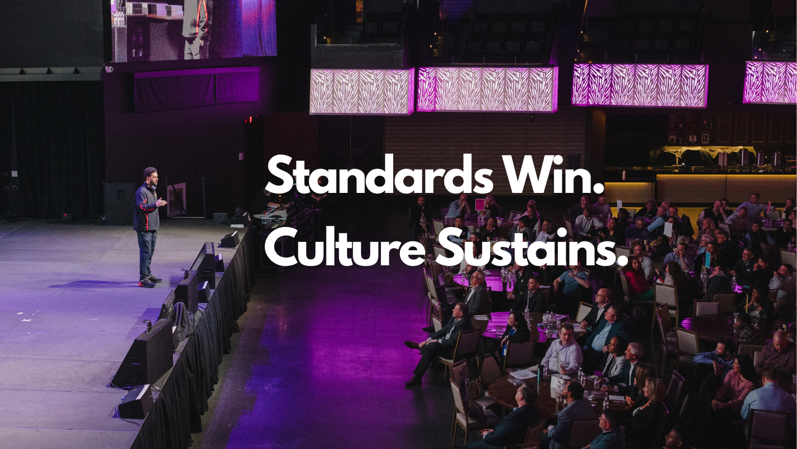 David Holloway delivering a team building speech