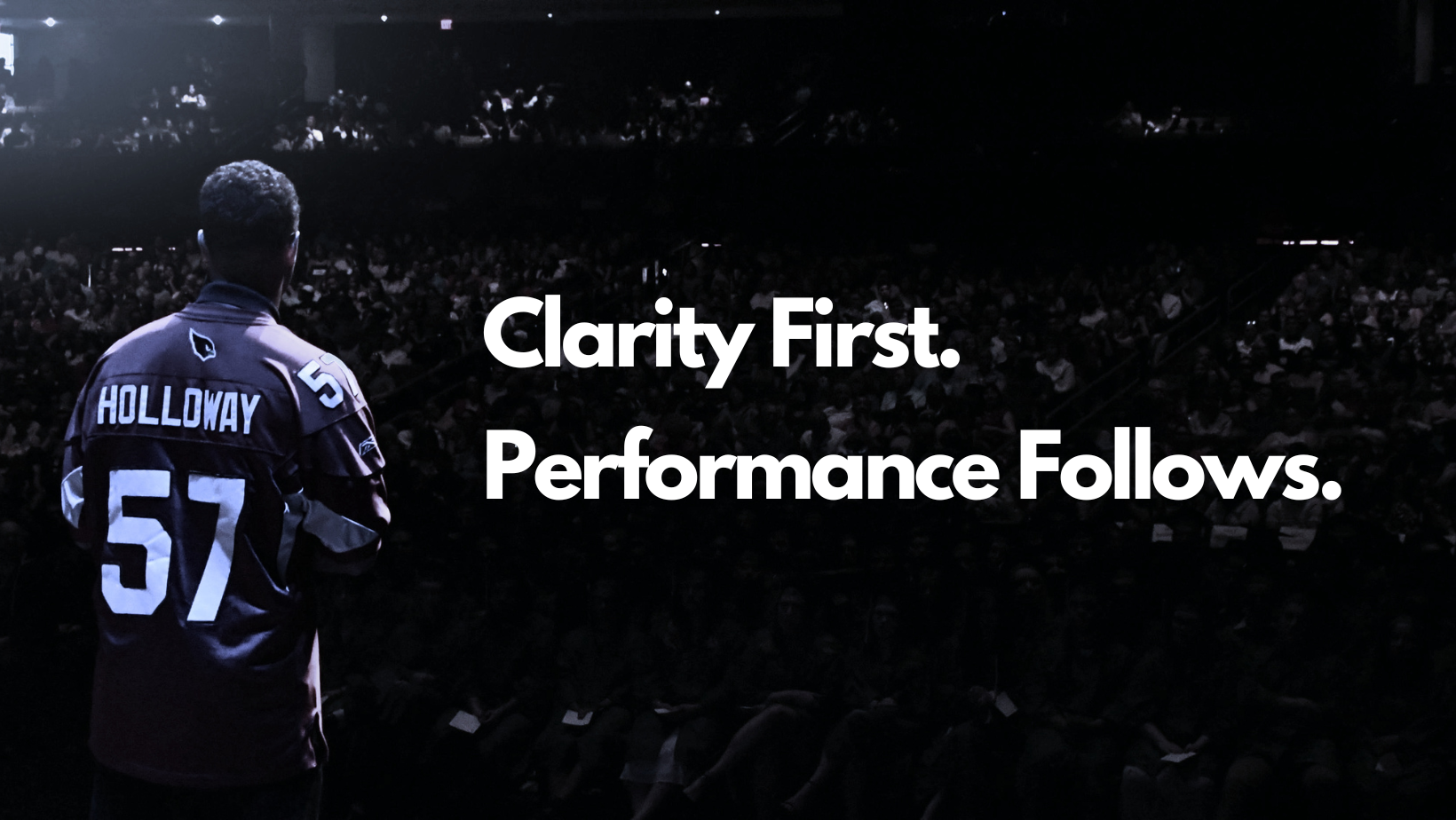 David Holloway delivering a Championship Performance Keynote