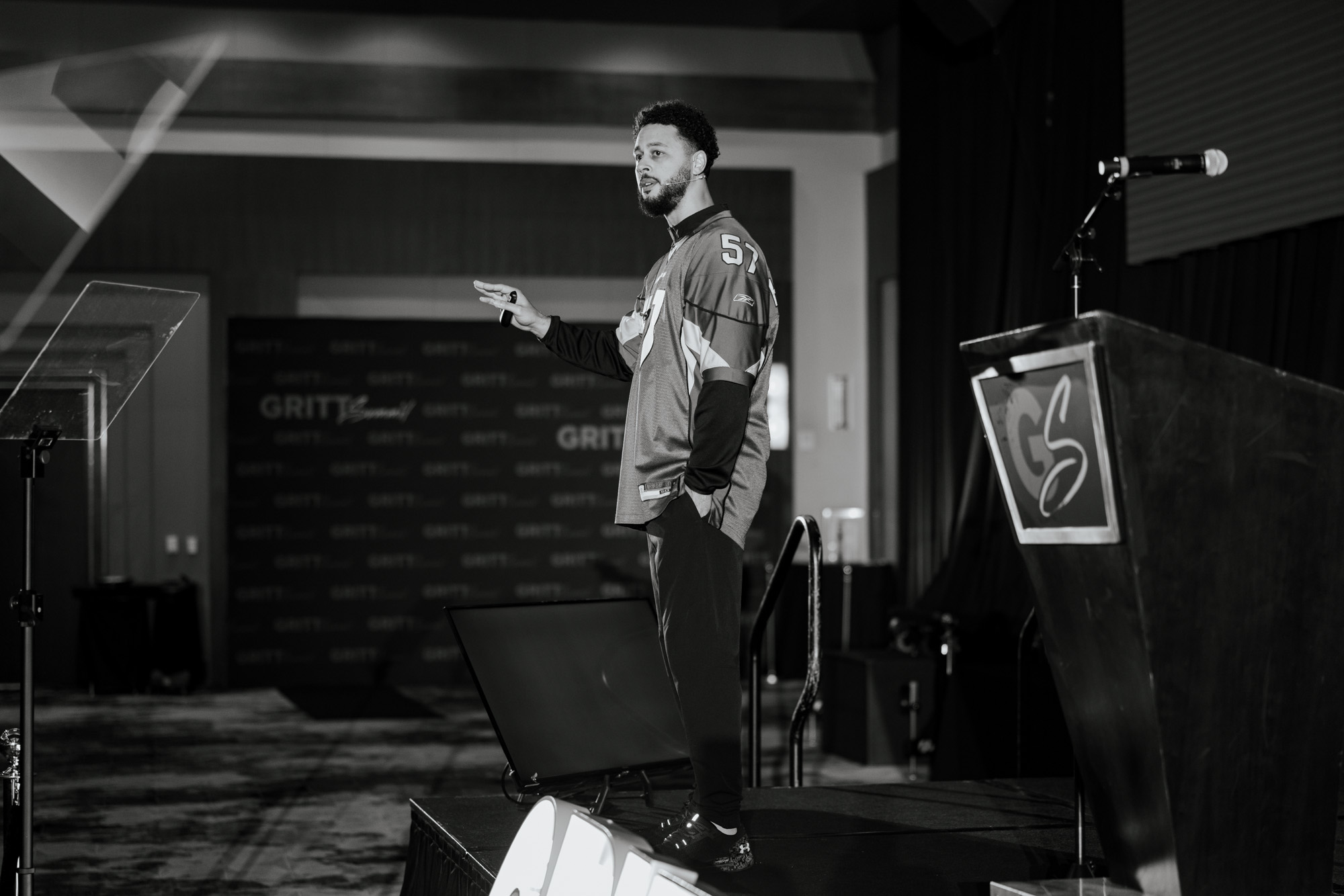 David Holloway speaking at gritt summit