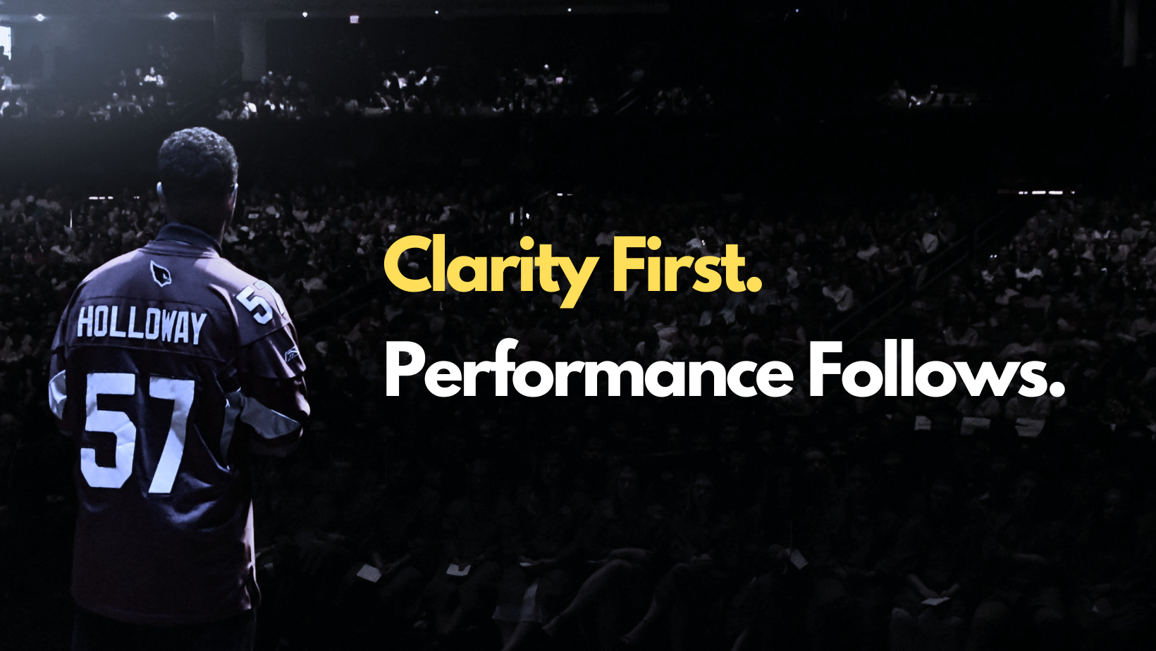 David Holloway delivering a Championship Performance Keynote