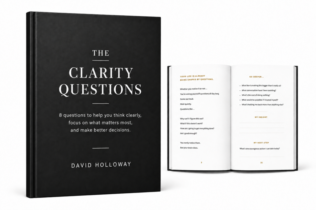 The clarity guide cover and open page image