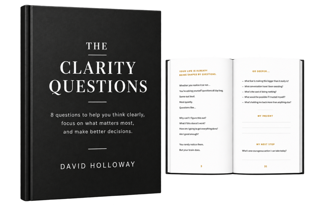 The clarity guide cover and open page image